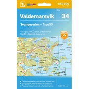 34 Valdemarsvik Sverigeserien 1:50 000